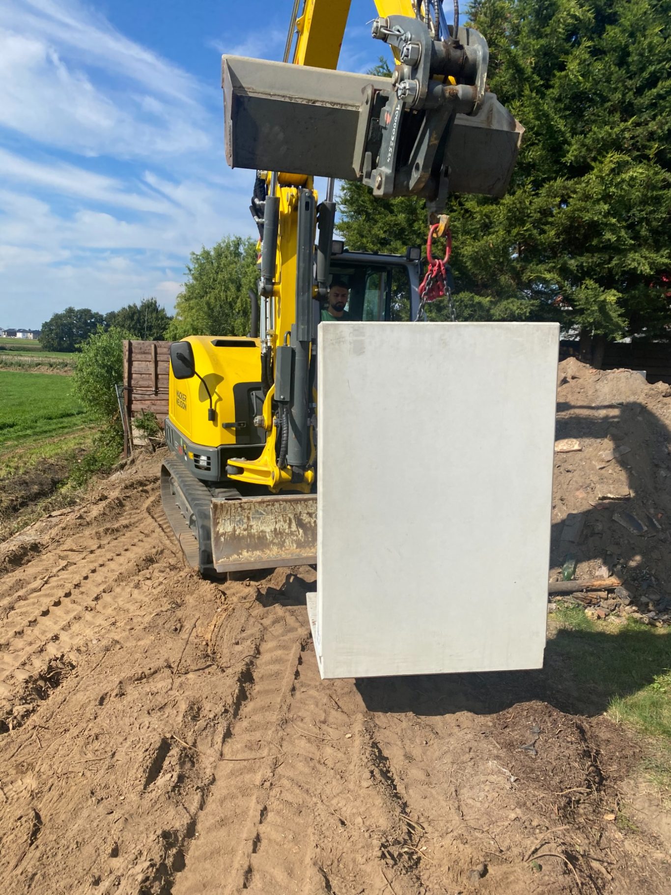 Mauerscheiben eingesetzt Mauerscheiben