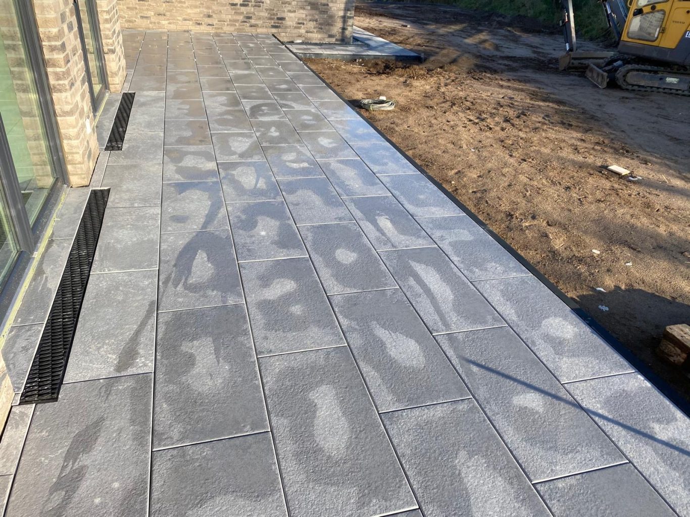 Terassenplatte gelegt Terasse