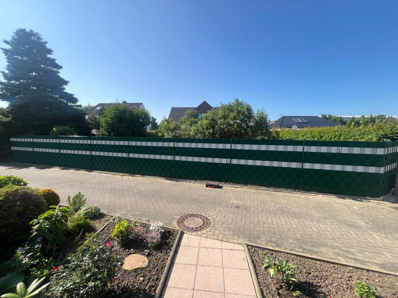 Sichtschutzfolie verbaut Sichtschutzfolie Zaun